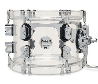 PDP Concept Series 22" 4-Piece Shell Pack in Clear Acrylic