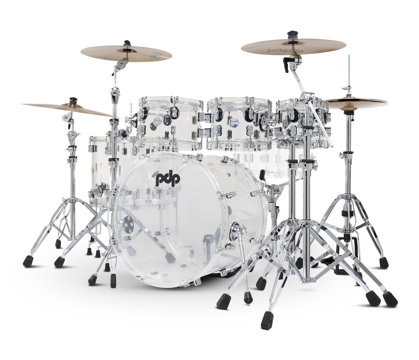 PDP Concept Series 22" 6-Piece Shell Pack in Clear Acrylic