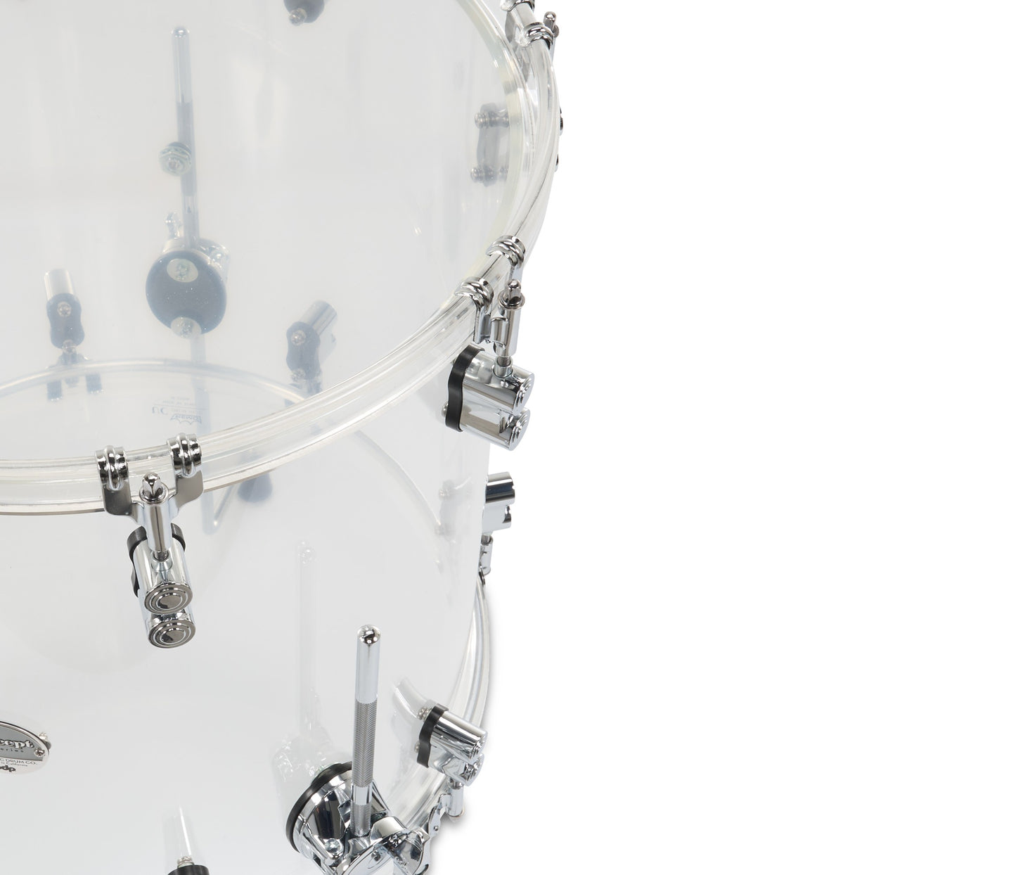 PDP Concept Series 22" 6-Piece Shell Pack in Clear Acrylic