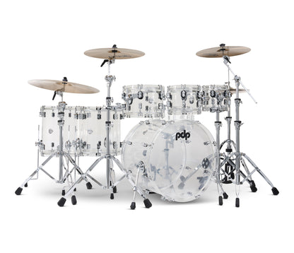PDP Concept Series 22" 6-Piece Shell Pack in Clear Acrylic