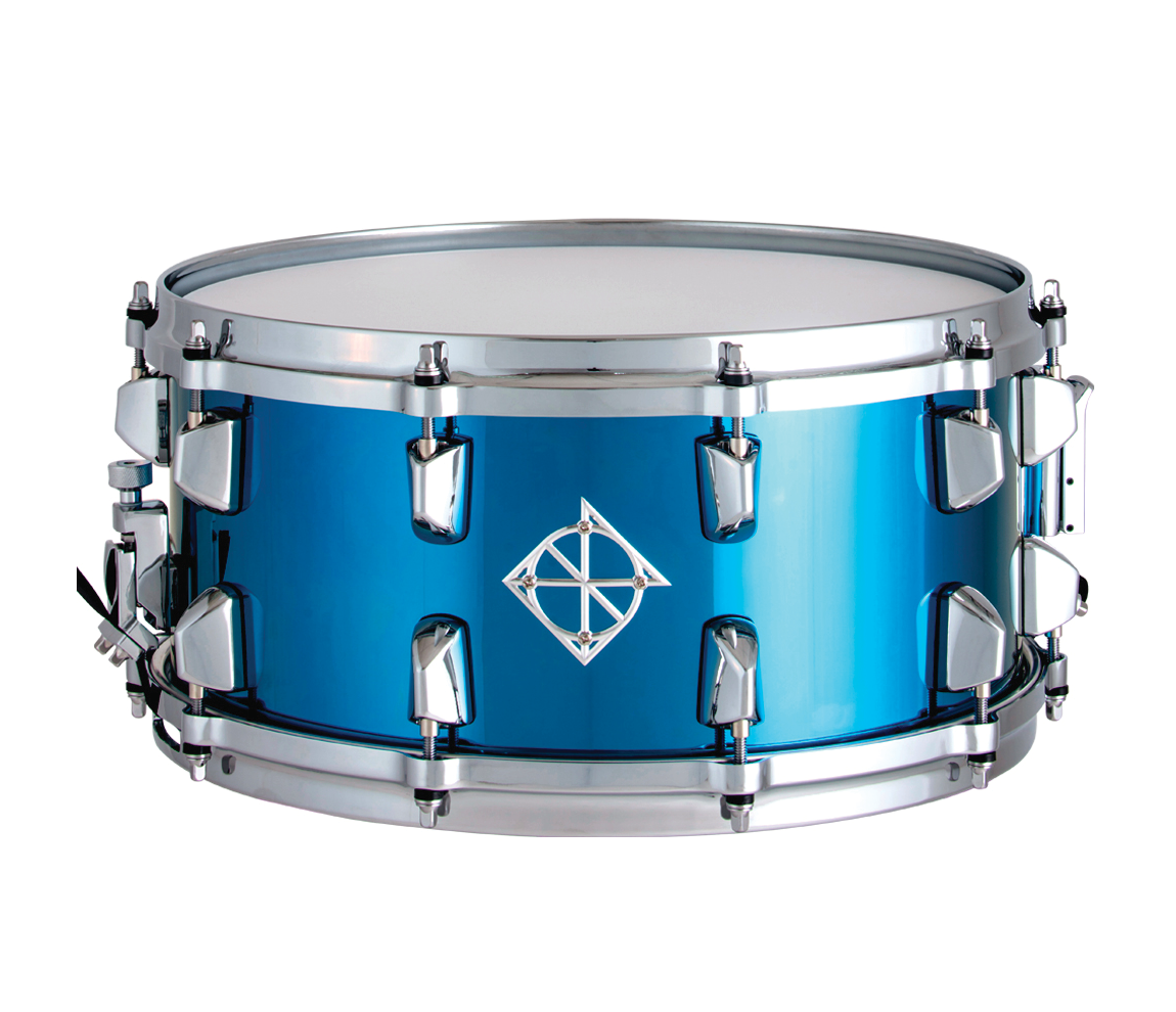 Dixon Artisan 14" x 6.5" Blue Titanium Steel Snare Drum