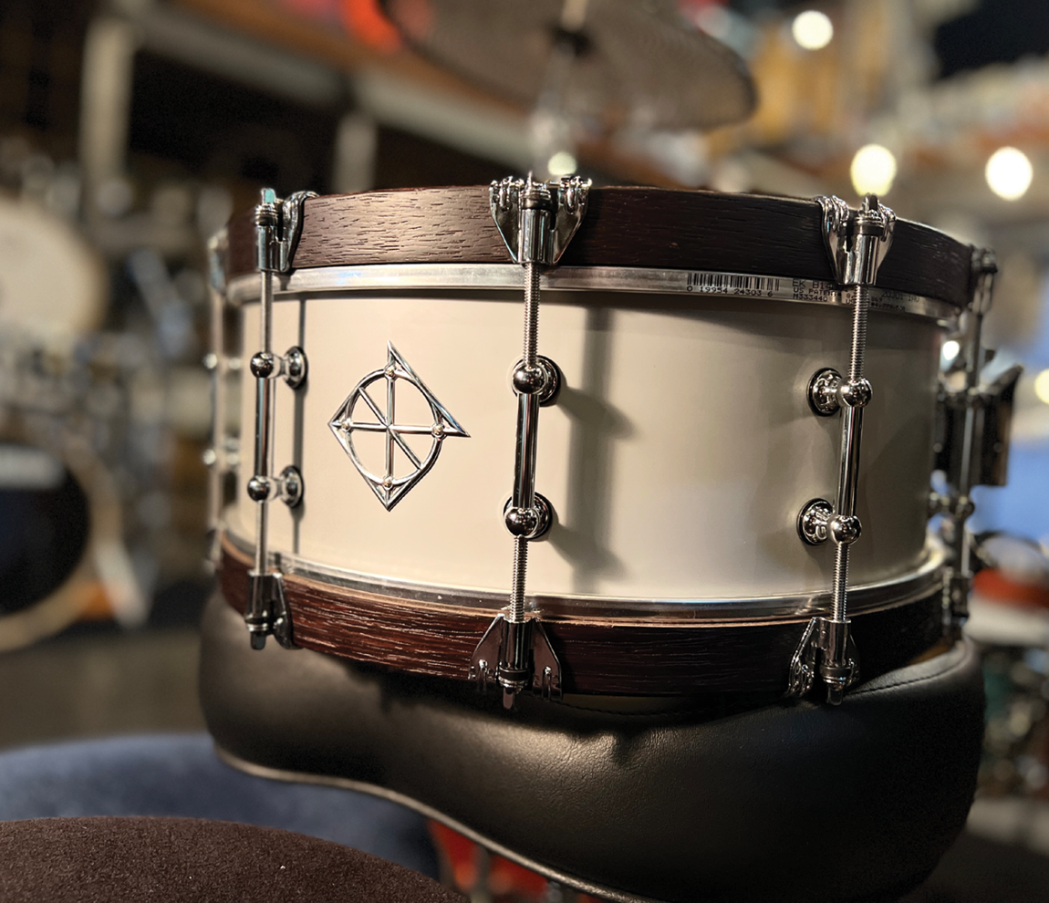 Dixon Artisan 14" x 5.5" Equator Oak and Steel Snare Drum