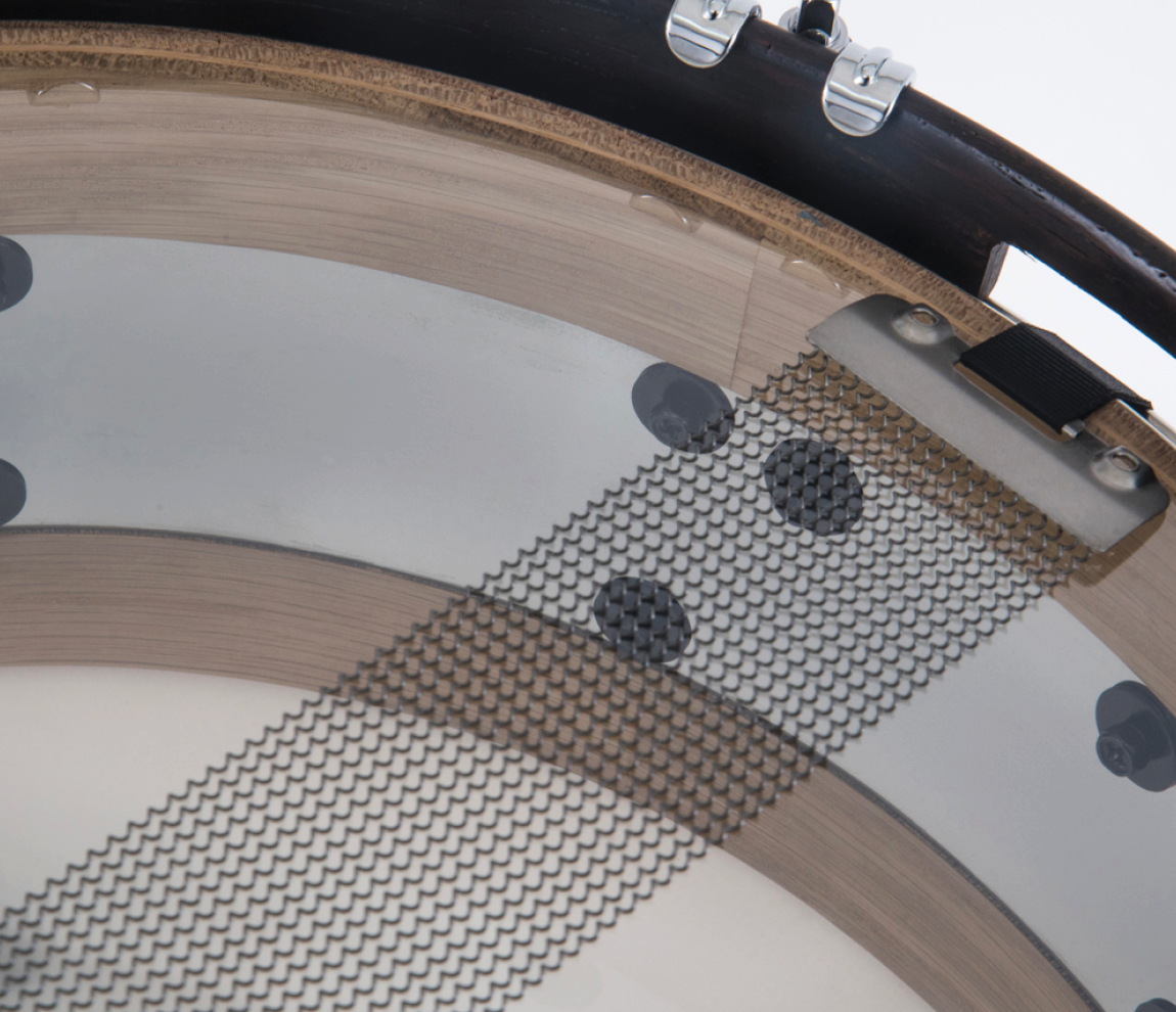 Dixon Artisan 14" x 5.5" Equator Oak and Steel Snare Drum