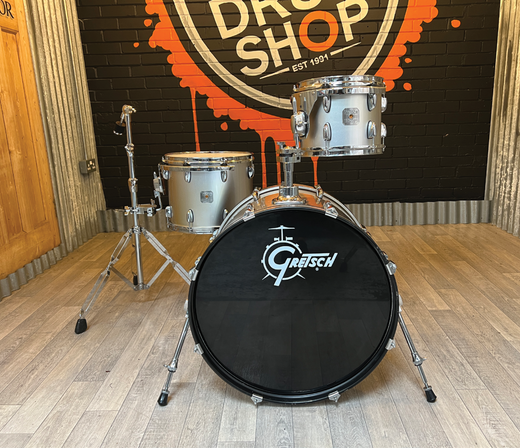 Gretsch Catalina 3-piece Shell Pack with Hanging Tom In Silver