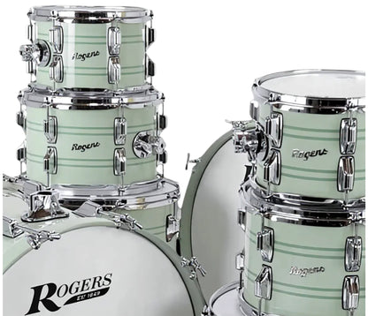 Rogers PowerTone 22" 4-Piece Shell Pack in Sage Green