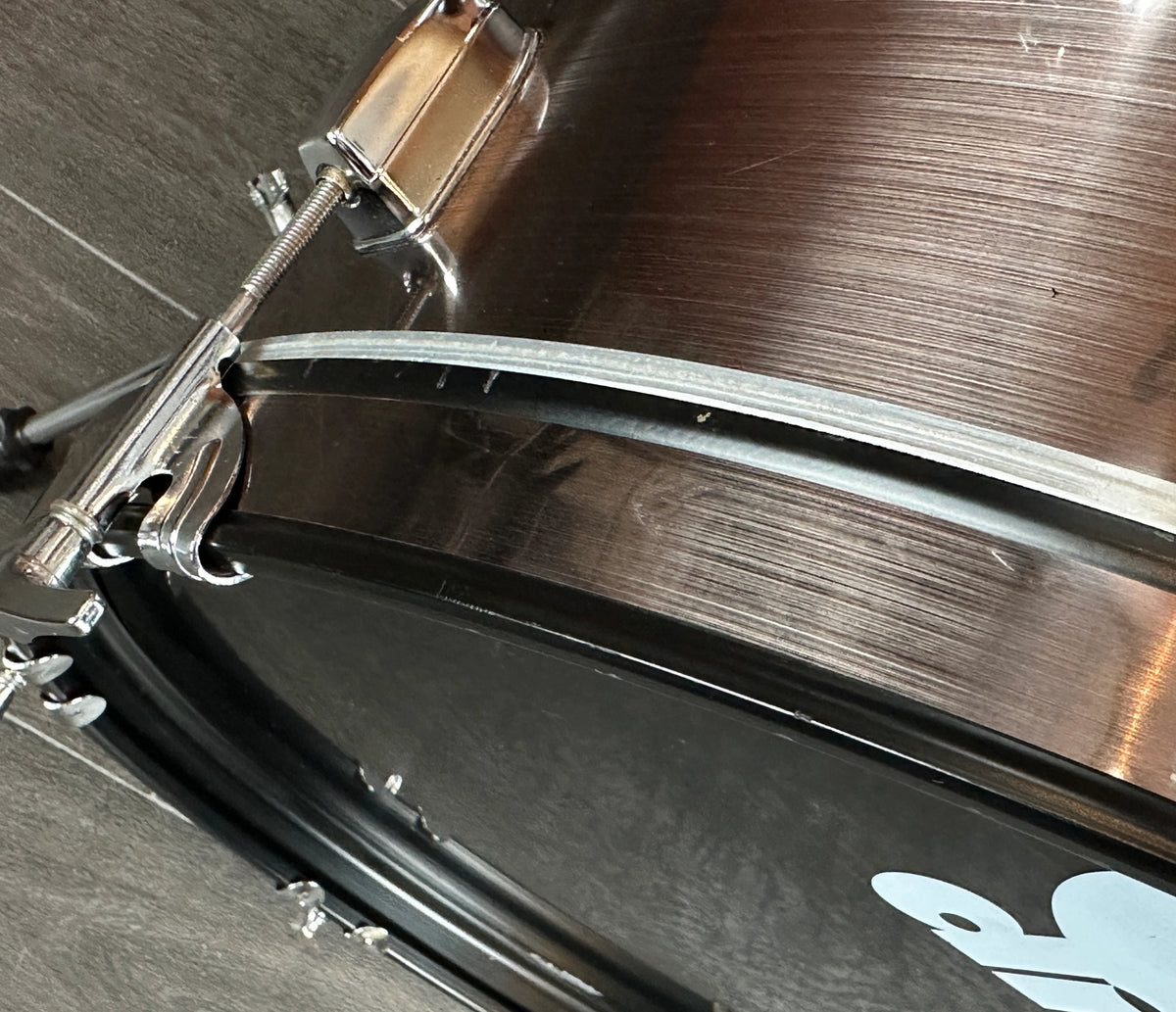 Pre Loved CB 22" 5-Piece Drum Kit in Brushed Silver with Snare