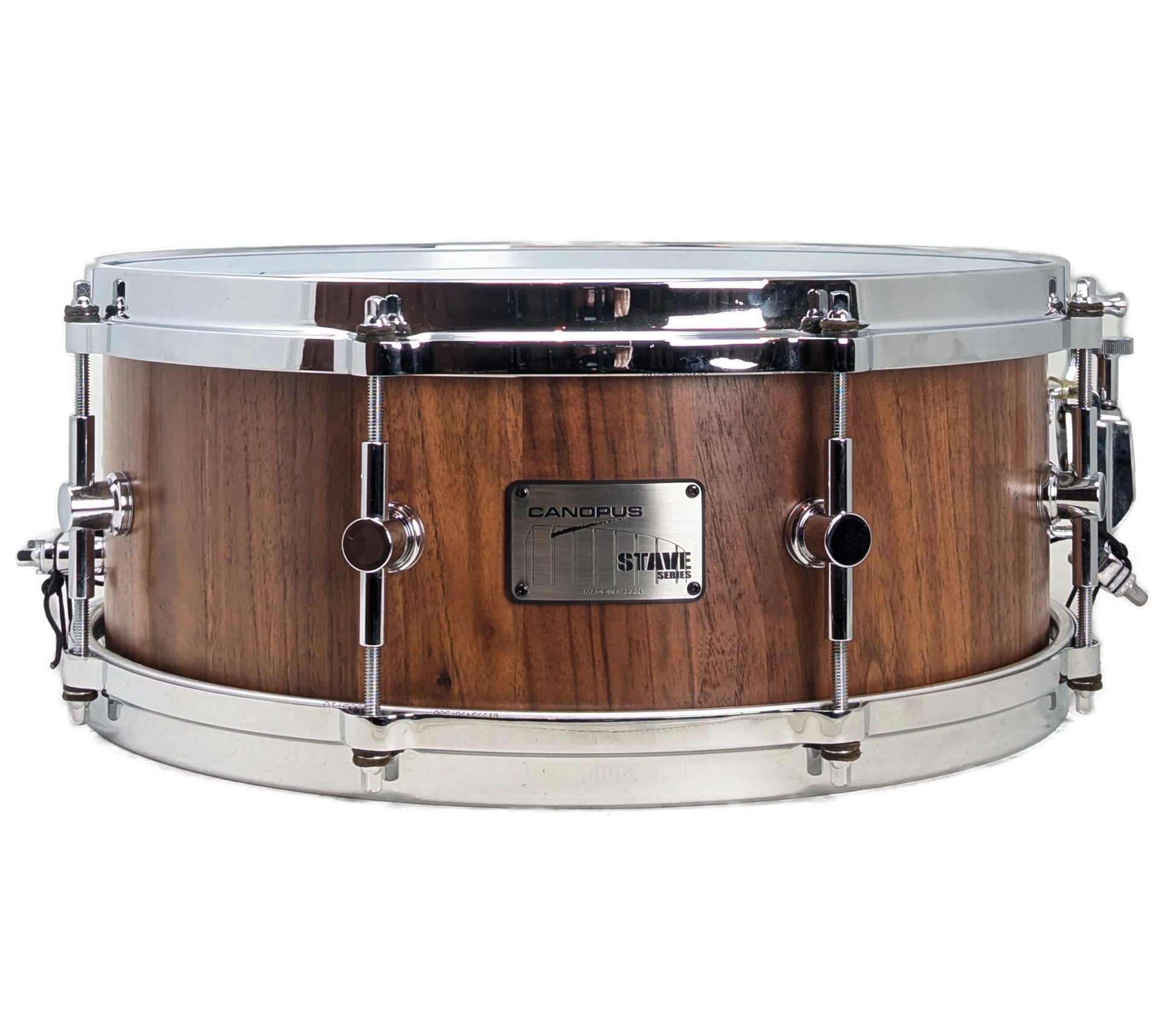 Pre Loved Canopus 14" x 6" Stave Bubinga Snare Drum