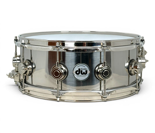Pre Loved DW Collectors Series 14" x 5.5" Stainless Steel Snare Drum