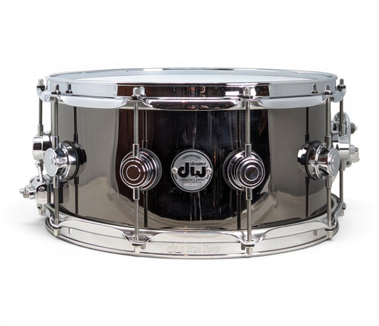 Pre Loved DW Collectors Series 14" x 6.5" Black Nickel Over Brass Snare Drum