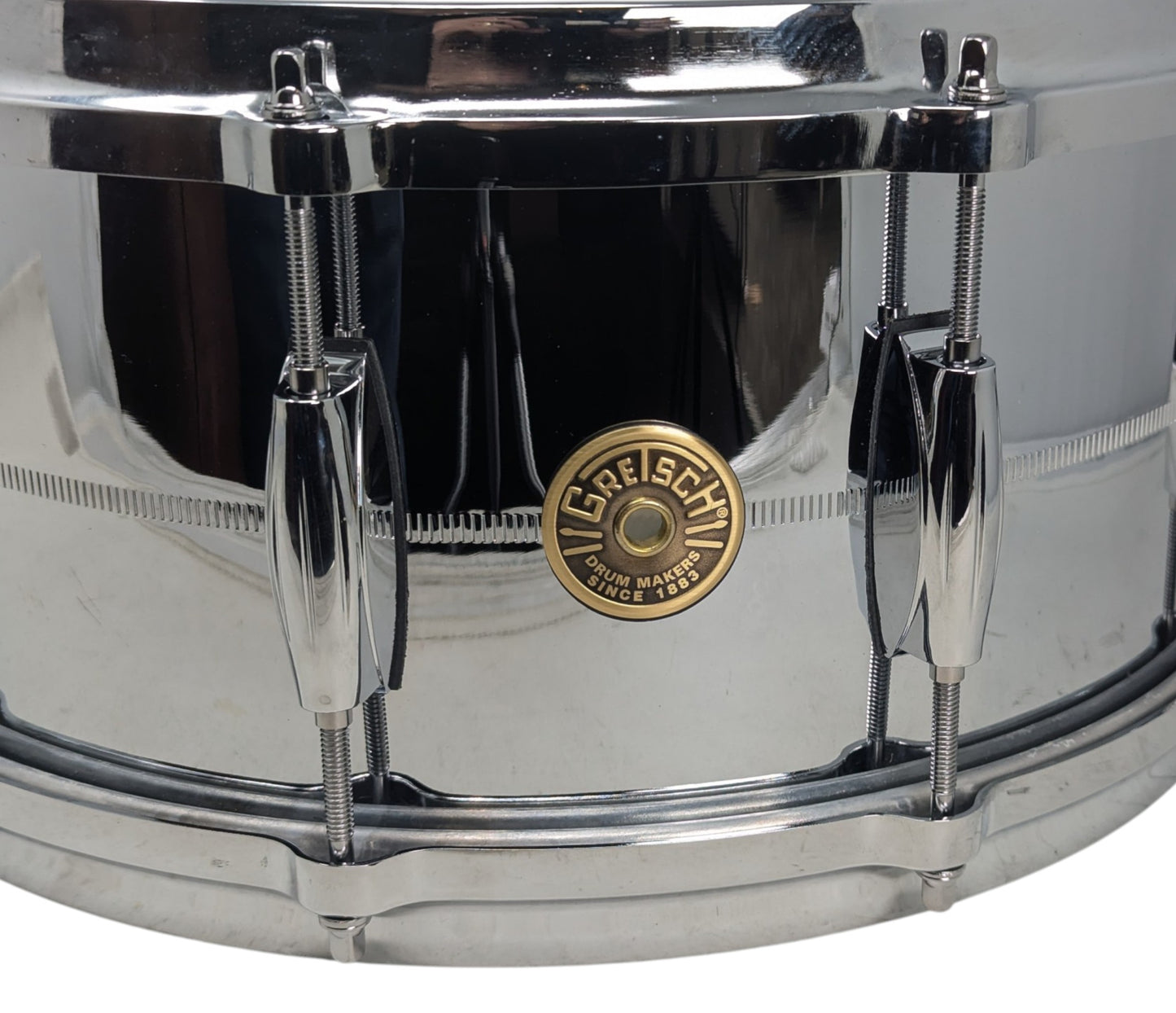 Pre Loved Gretsch 14" x 6.5" 4160 Re-Issue Cob Snare Drum Made In The USA