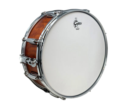Pre Loved Gretsch Catalina Club 14" x 5.5" Snare Drum in Satin Walnut Glaze