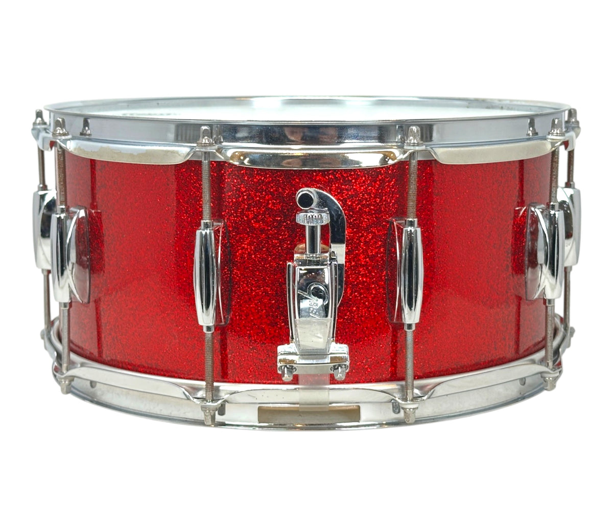 Pre Loved Gretsch Catalina Club 14" x 6.5" Snare Drum in Red Sparkle