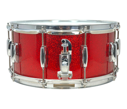 Pre Loved Gretsch Catalina Club 14" x 6.5" Snare Drum in Red Sparkle