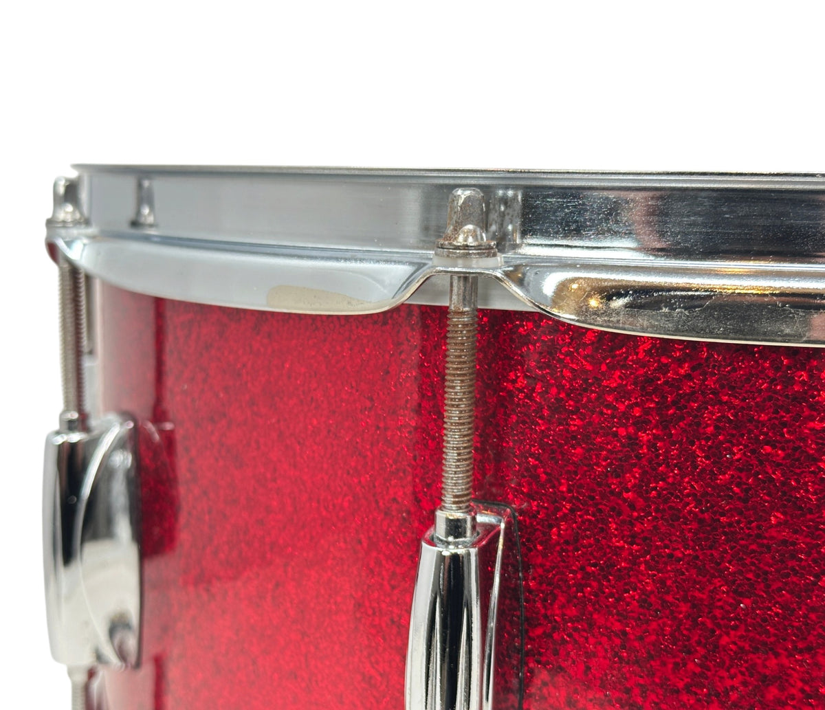 Pre Loved Gretsch Catalina Club 14" x 6.5" Snare Drum in Red Sparkle