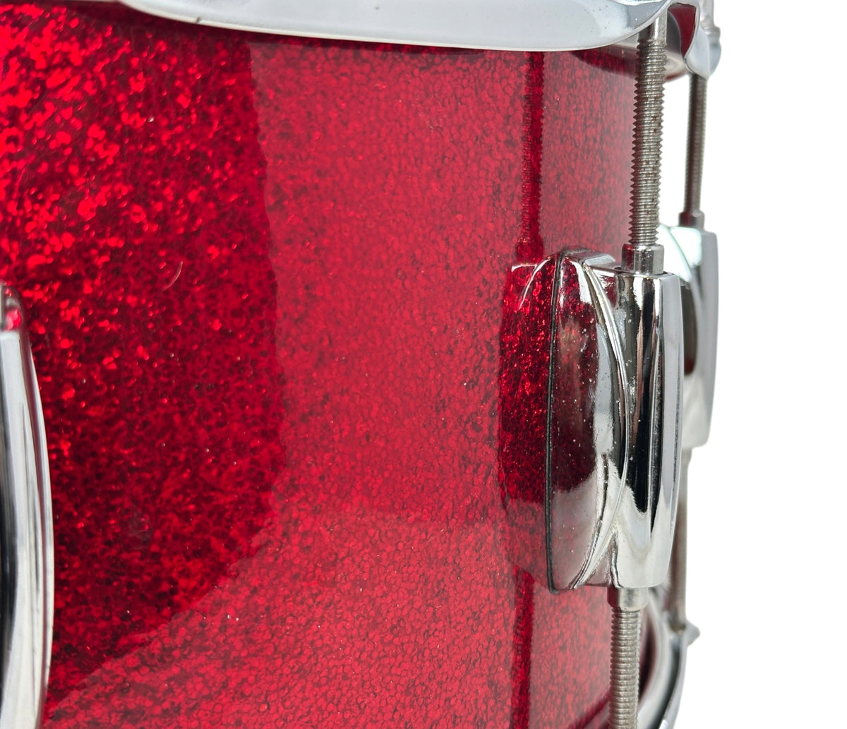 Pre Loved Gretsch Catalina Club 14" x 6.5" Snare Drum in Red Sparkle