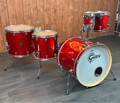 Pre Loved Gretsch Catalina Club 22" 4-Piece Shell Pack in Red Sparkle
