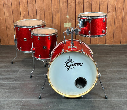 Pre Loved Gretsch Catalina Club 22" 4-Piece Shell Pack in Red Sparkle