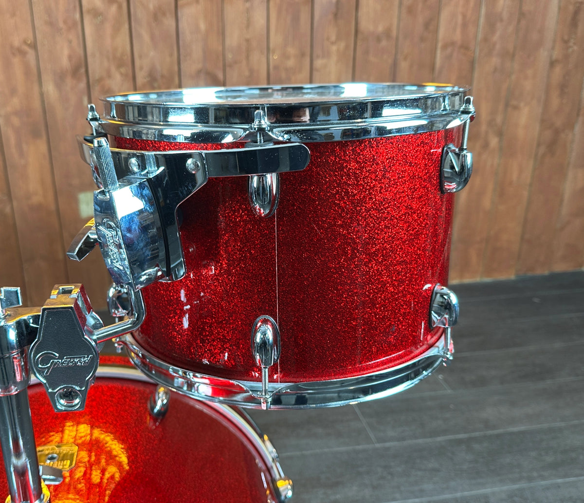 Pre Loved Gretsch Catalina Club 22" 4-Piece Shell Pack in Red Sparkle