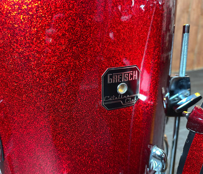 Pre Loved Gretsch Catalina Club 22" 4-Piece Shell Pack in Red Sparkle