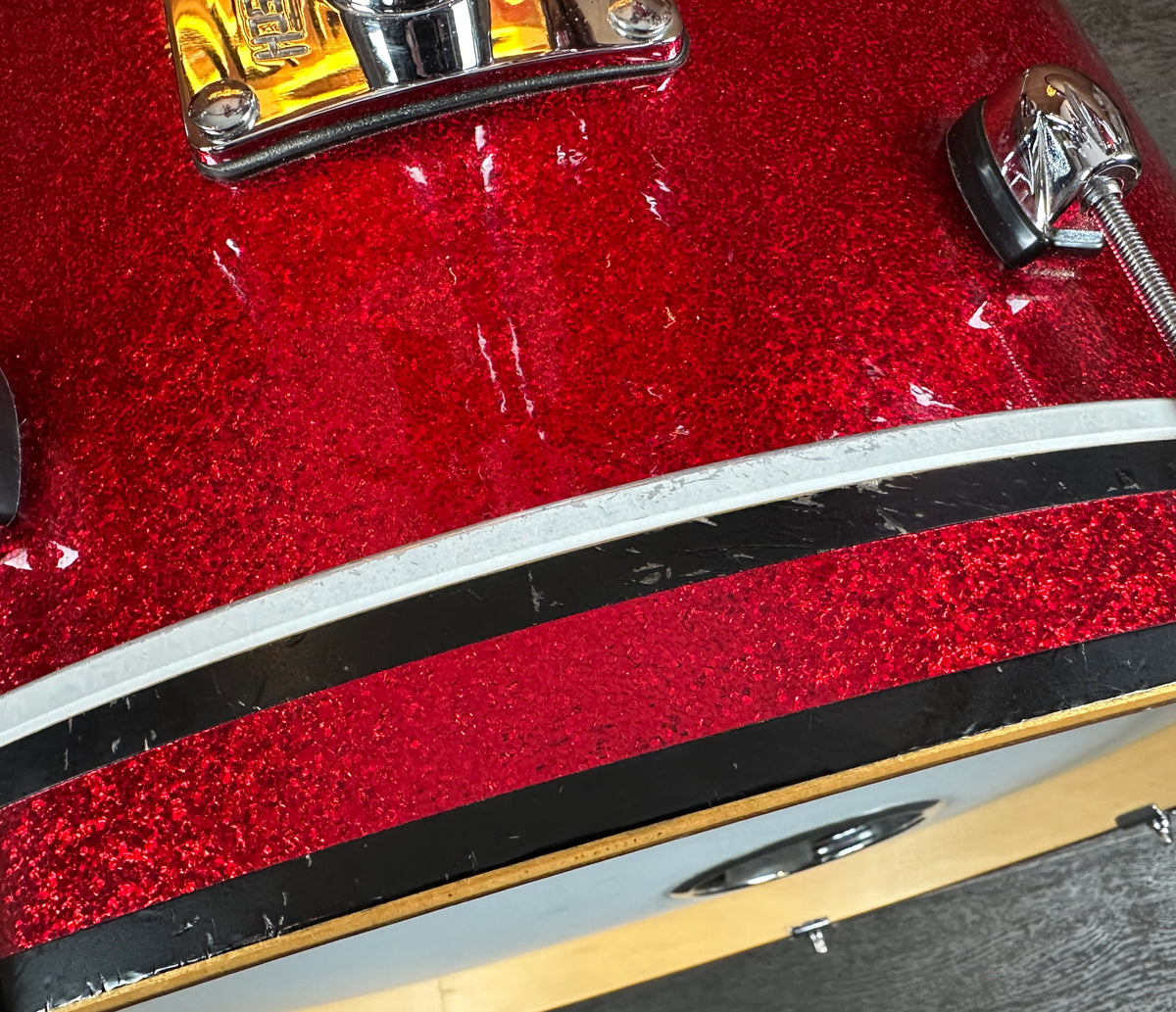 Pre Loved Gretsch Catalina Club 22" 4-Piece Shell Pack in Red Sparkle