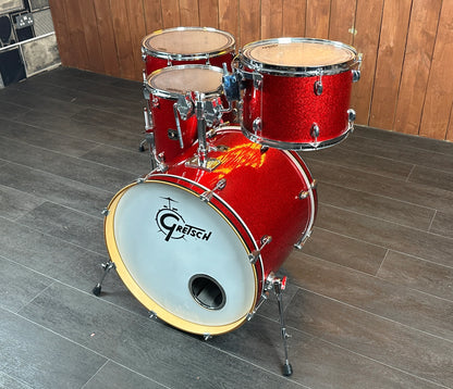 Pre Loved Gretsch Catalina Club 22" 4-Piece Shell Pack in Red Sparkle