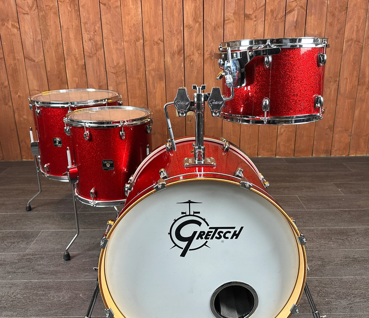 Pre Loved Gretsch Catalina Club 22" 4-Piece Shell Pack in Red Sparkle