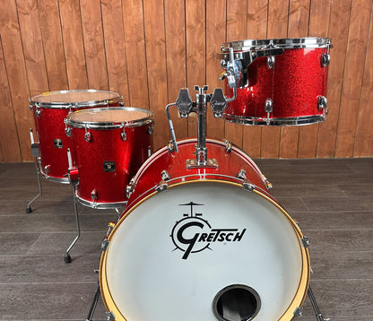 Pre Loved Gretsch Catalina Club 22" 4-Piece Shell Pack in Red Sparkle