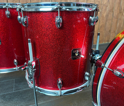Pre Loved Gretsch Catalina Club 22" 4-Piece Shell Pack in Red Sparkle