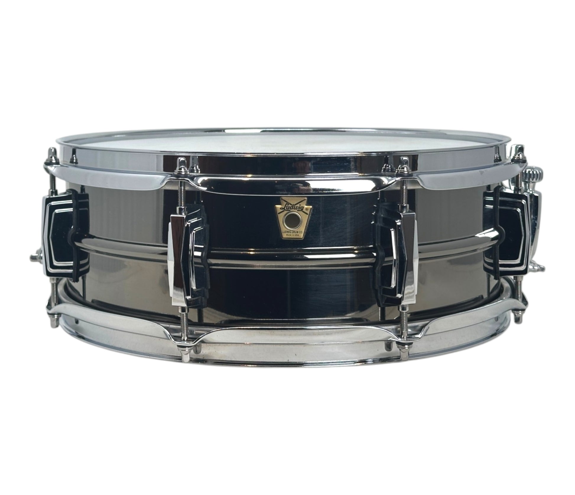 Pre Loved Ludwig Black Beauty 14" x 5" Snare Drum in Black Nickel