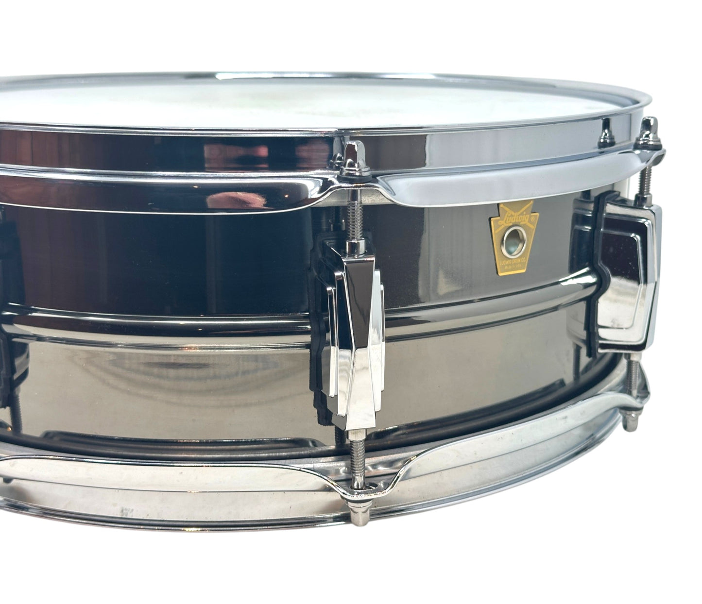 Pre Loved Ludwig Black Beauty 14" x 5" Snare Drum in Black Nickel
