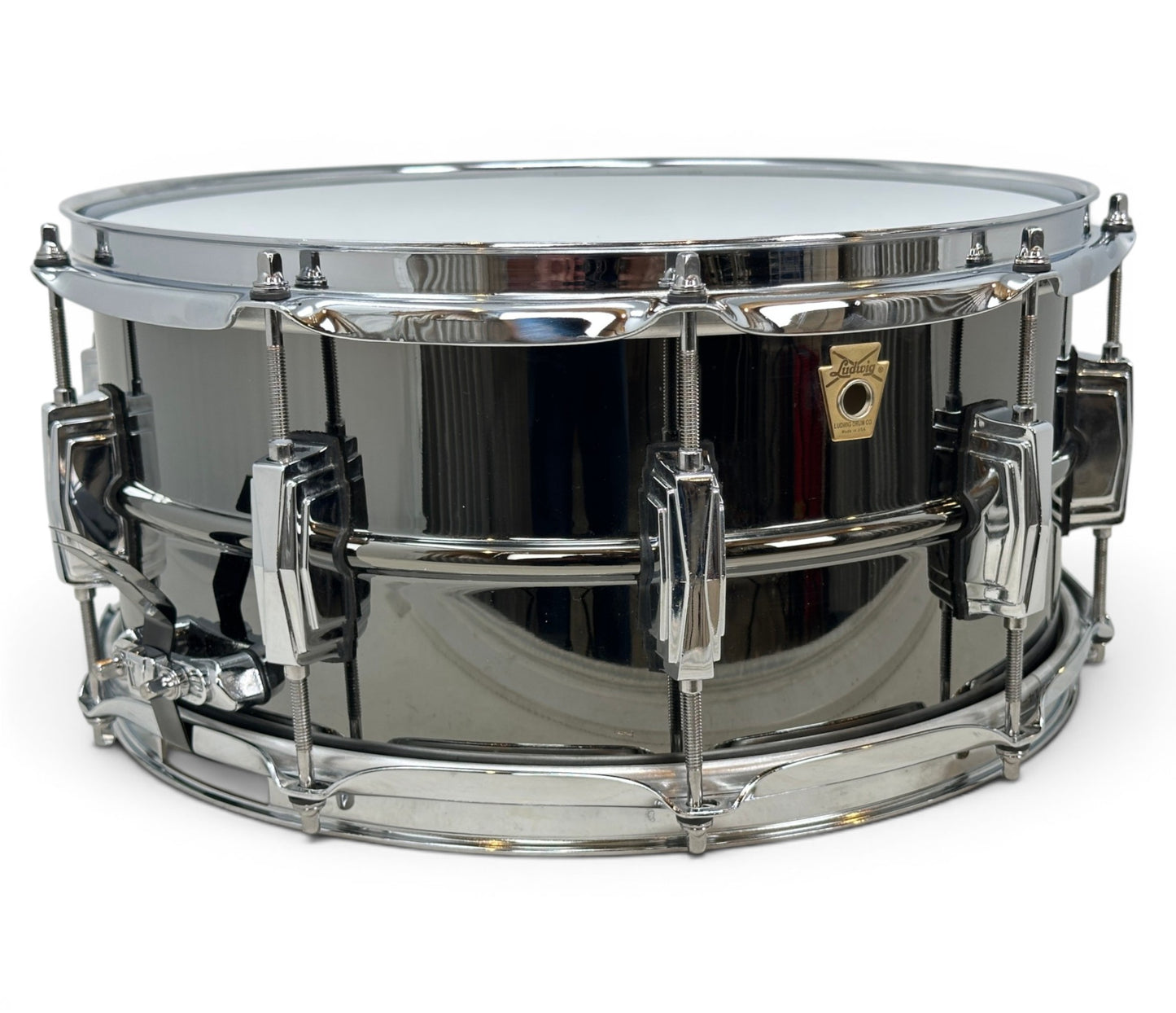 Pre Loved Ludwig Black Beauty LB417 14" x 6.5" with Imperial Lugs
