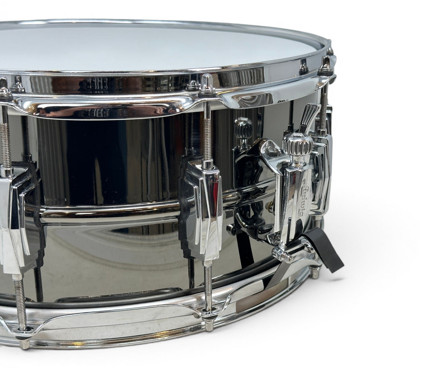 Pre Loved Ludwig Black Beauty LB417 14" x 6.5" with Imperial Lugs