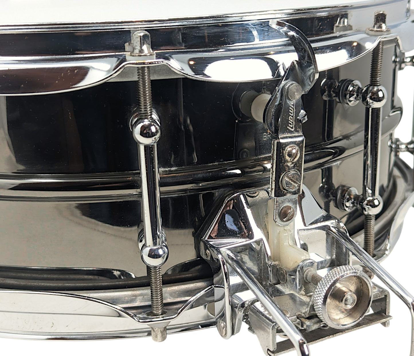 Pre Loved Ludwig Black Beauty Super Sensitive 14" x 5" Snare Drum - 1990s LB418