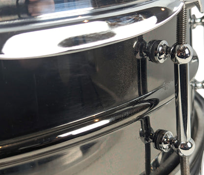 Pre Loved Ludwig Black Beauty Super Sensitive 14" x 5" Snare Drum - 1990s LB418