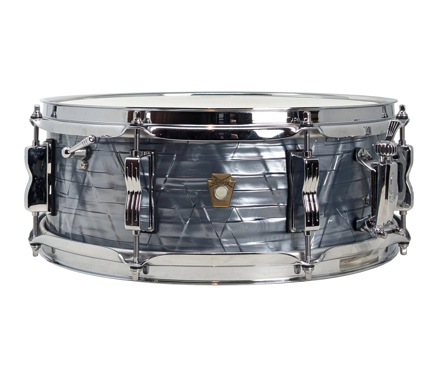 Pre Loved Ludwig LS90852 14" x 5" Jazz Festival Snare Drum in Sky Blue Pearl