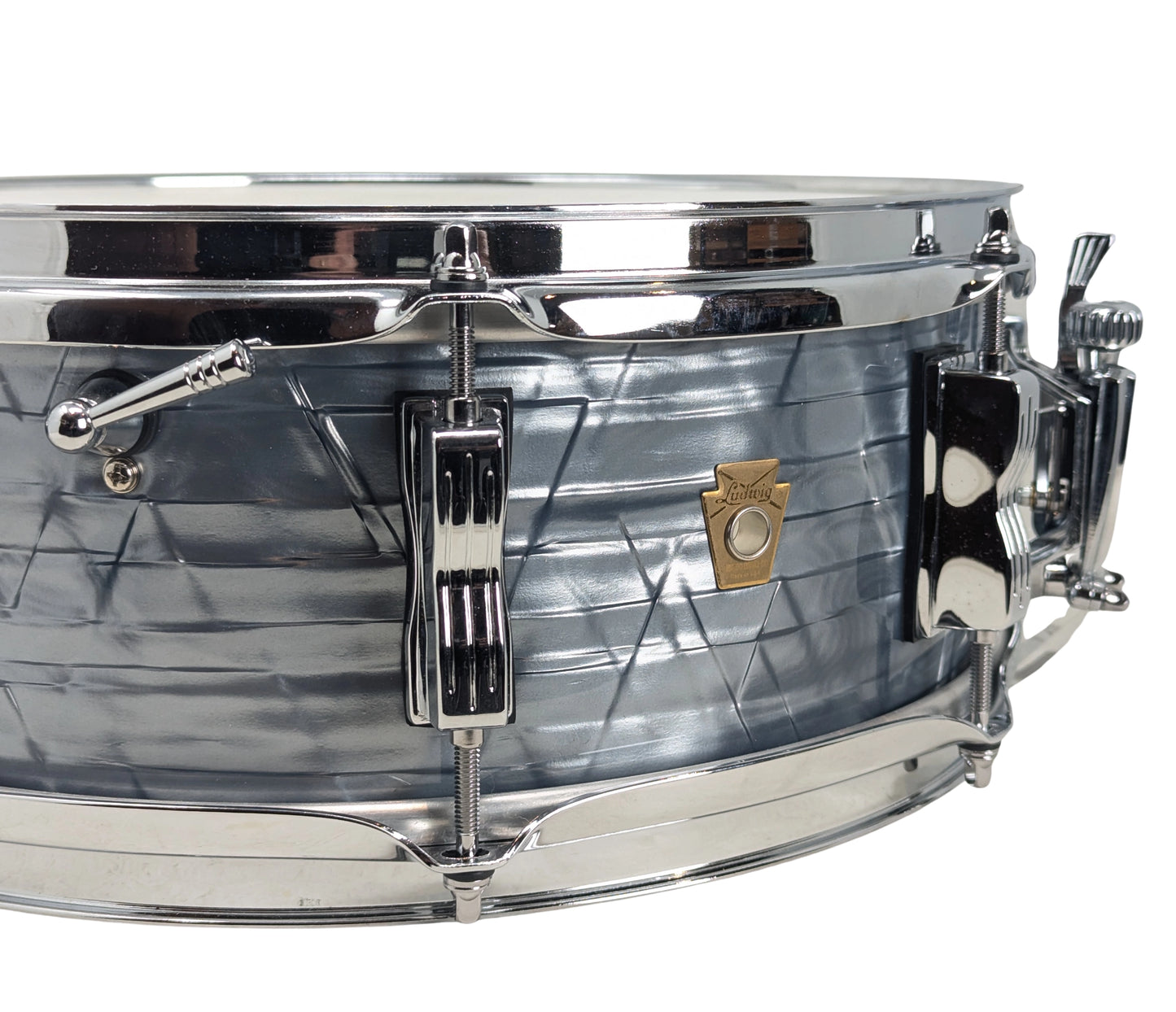 Pre Loved Ludwig LS90852 14" x 5" Jazz Festival Snare Drum in Sky Blue Pearl