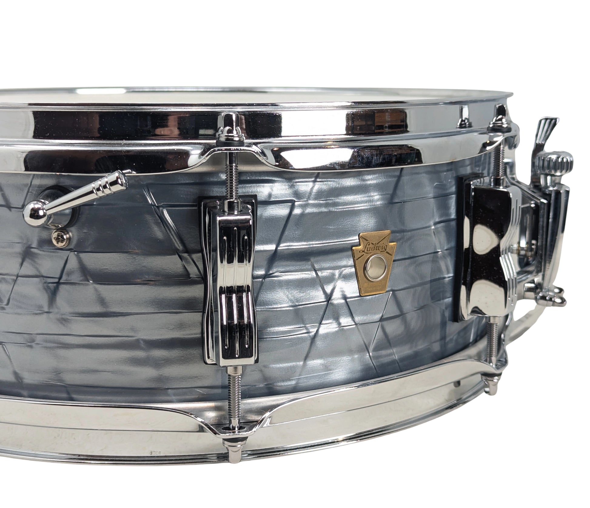 Pre Loved Ludwig LS90852 14" x 5" Jazz Festival Snare Drum in Sky Blue Pearl