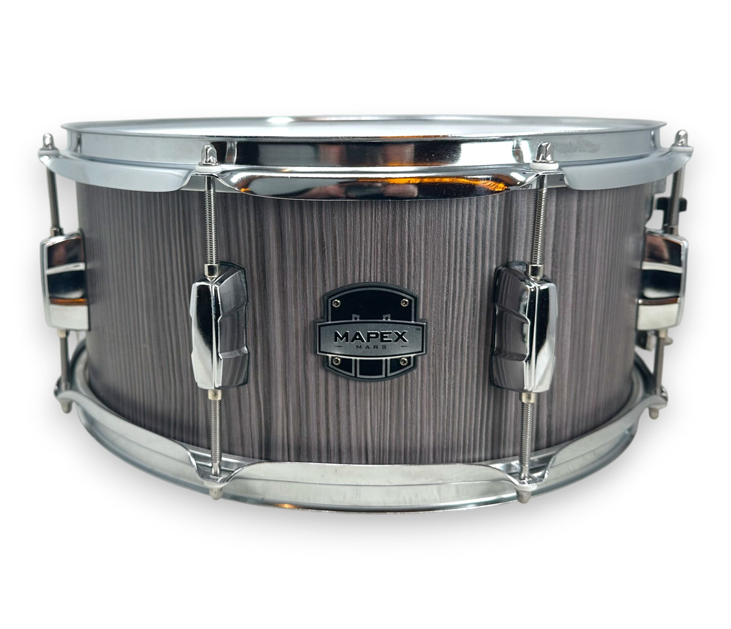 Pre Loved Mapex Mars 14" x 6.5" Snare Drum In Smoke Wood