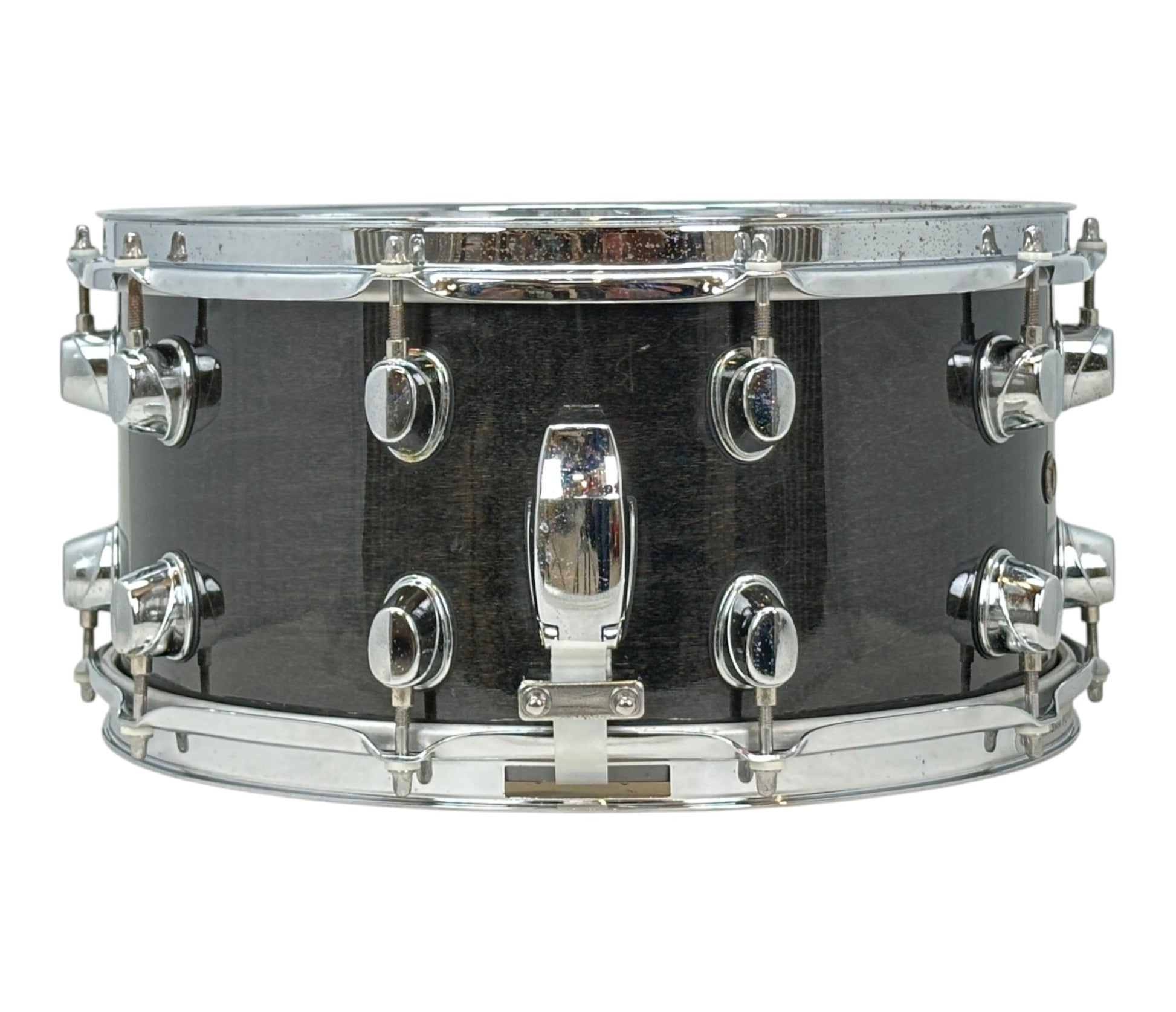 Mapex Pro M 14 x 7 snare drum – throw-off view