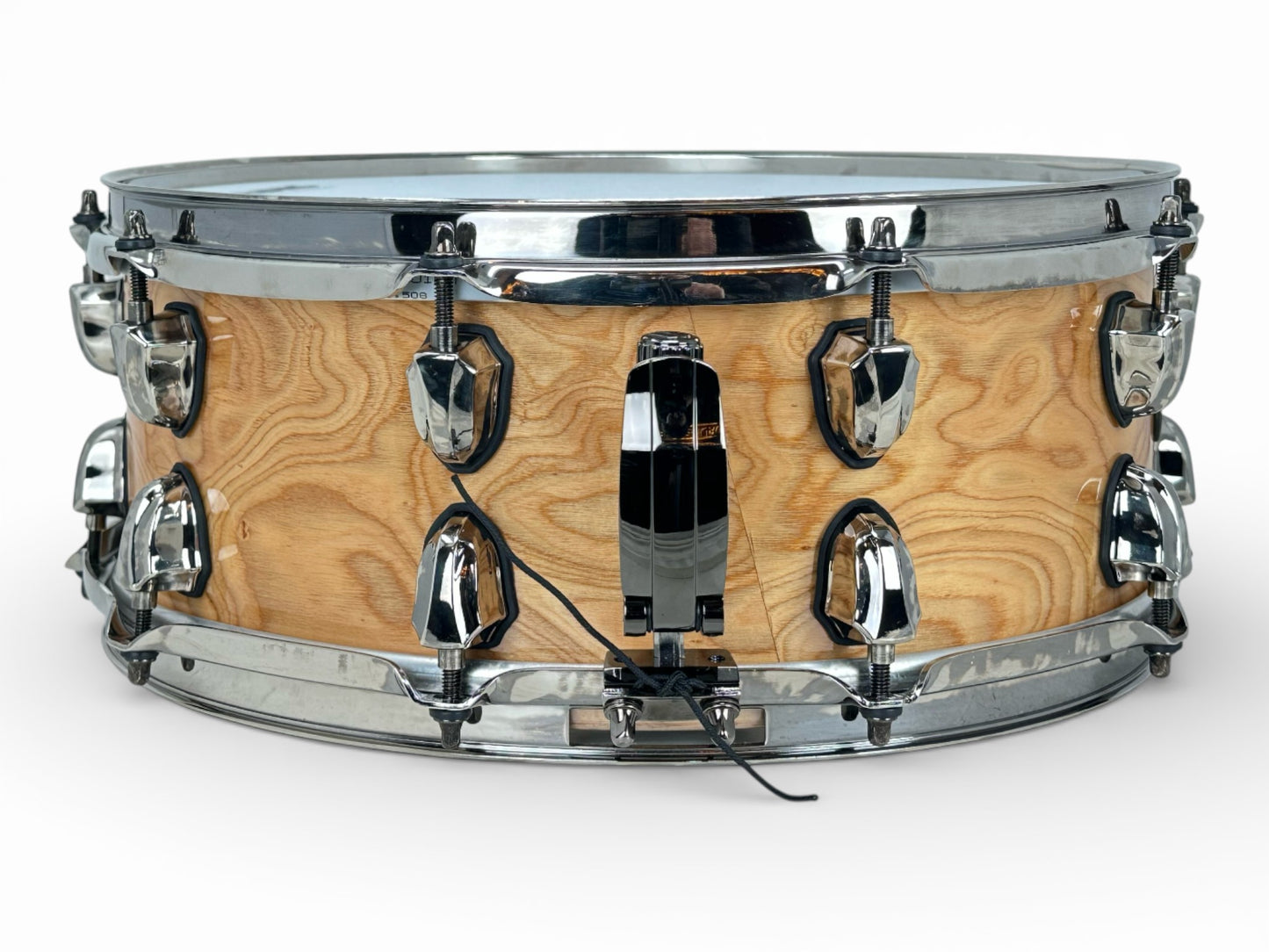 Pre Loved Mapex Saturn 14" Snare Drum in Mapa Burl with Black Nickel