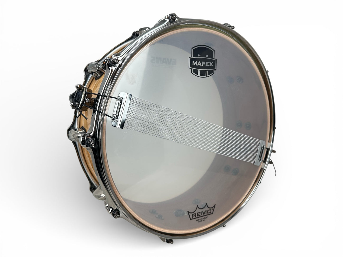 Pre Loved Mapex Saturn 14" Snare Drum in Mapa Burl with Black Nickel