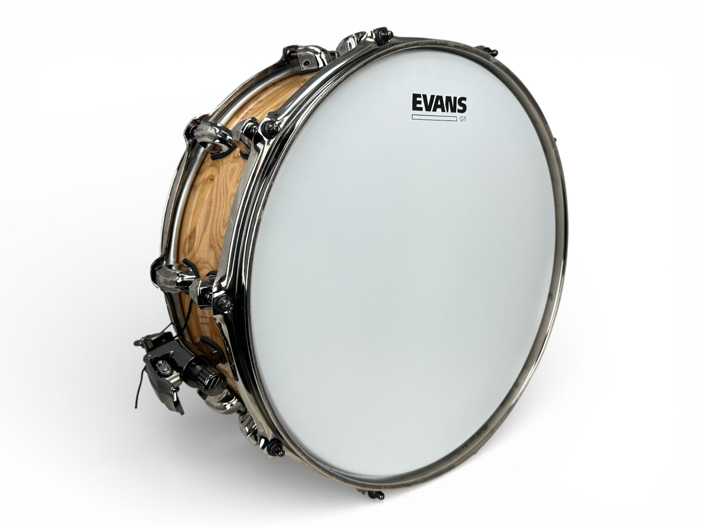 Pre Loved Mapex Saturn 14" Snare Drum in Mapa Burl with Black Nickel