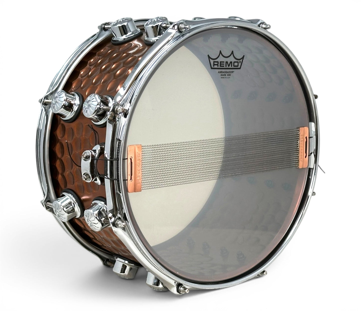 Natal Cafe Racer snare-side head and snare wires