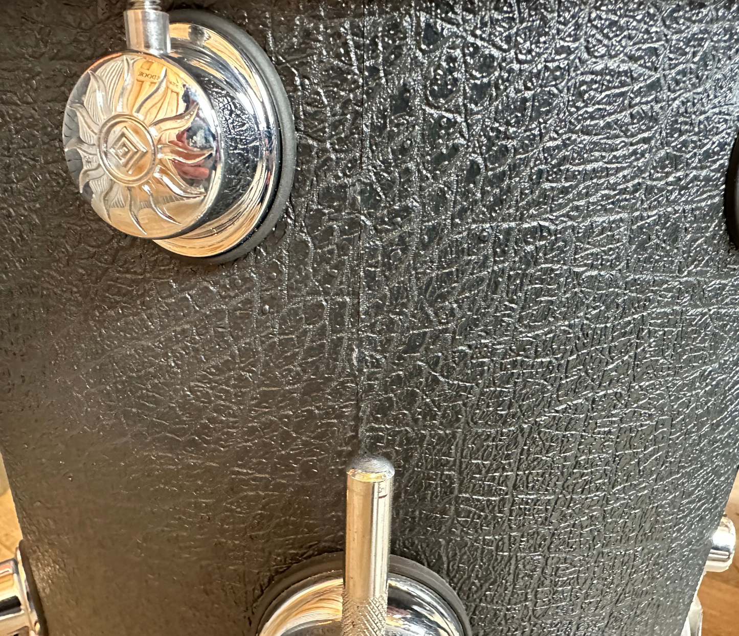 Pre Loved Natal Originals Maple 22" 4-Piece Shell Pack in Marshall Black Wrap Limited Edition