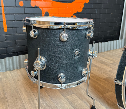 Pre Loved Natal Originals Maple 22" 4-Piece Shell Pack in Marshall Black Wrap Limited Edition