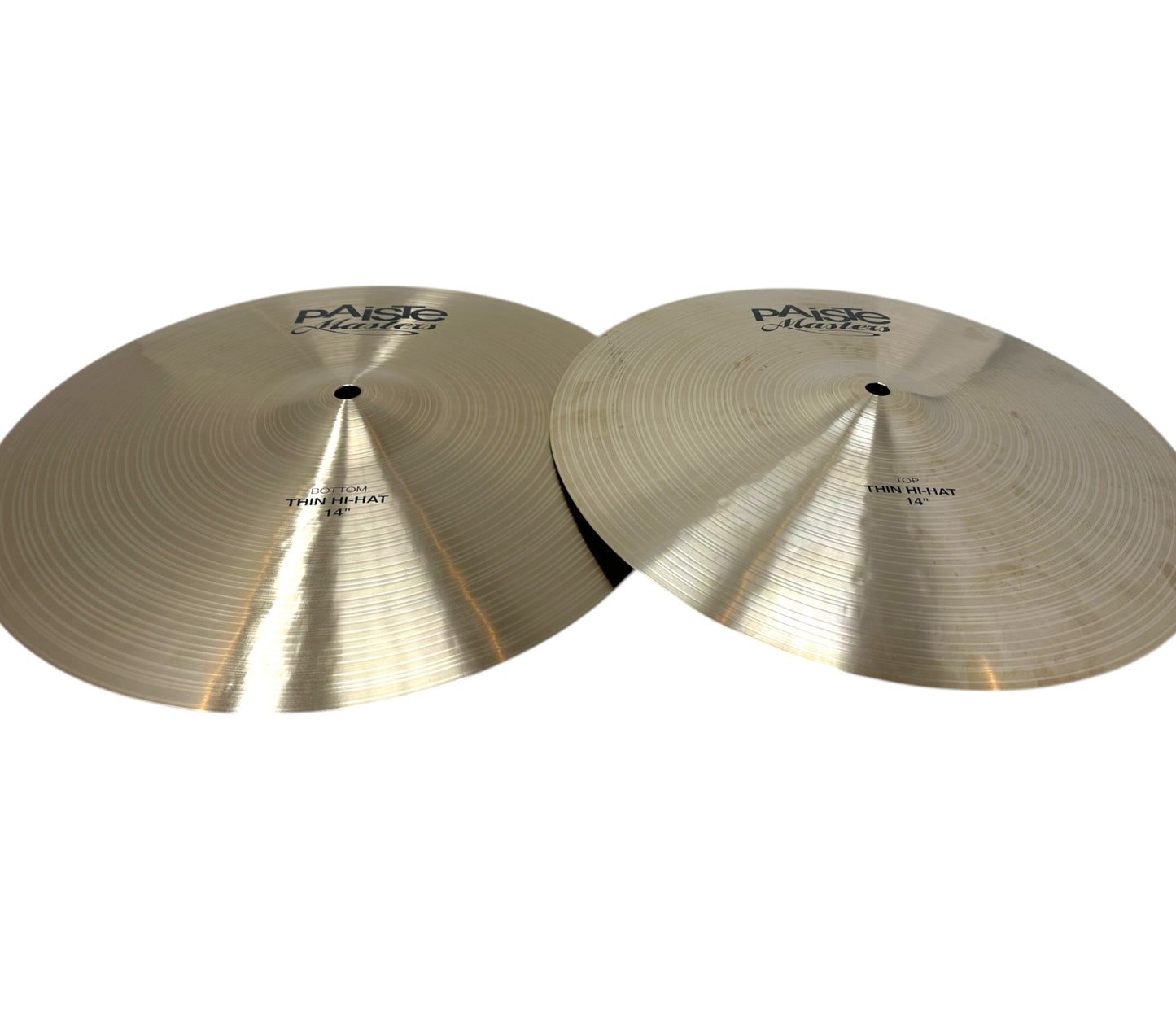 Pre Loved PAISTE 14" MASTERS THIN HI-HATS