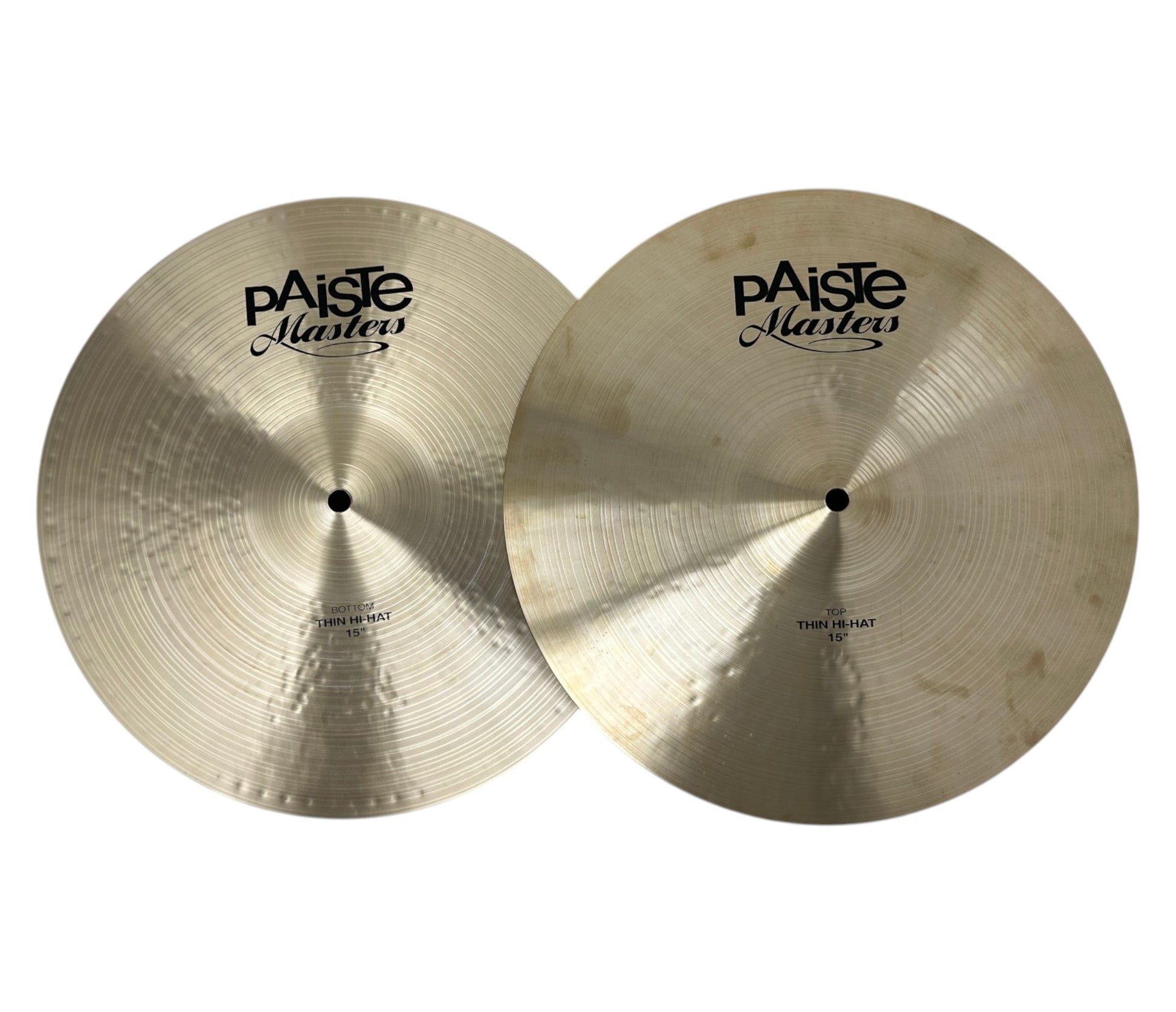 Pre Loved PAISTE 15" MASTERS THIN HI-HATS