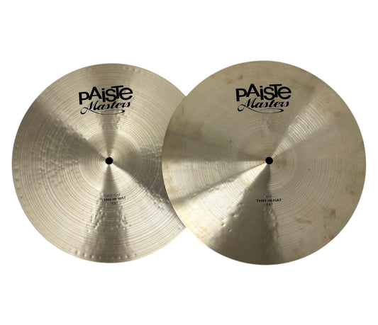 Pre Loved PAISTE 15" MASTERS THIN HI-HATS