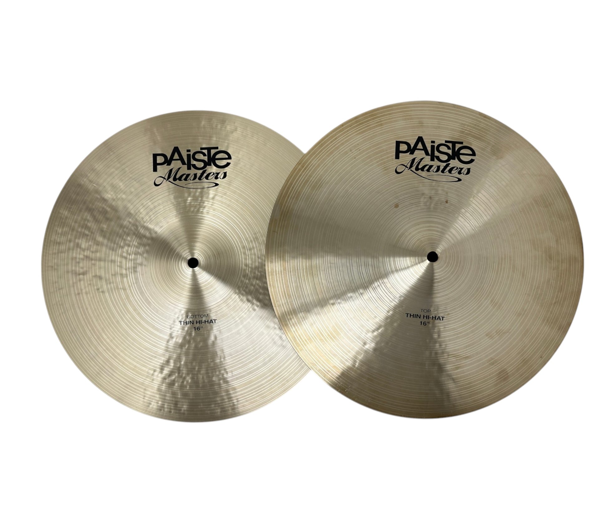 Pre Loved PAISTE 16" MASTERS THIN HI-HATS