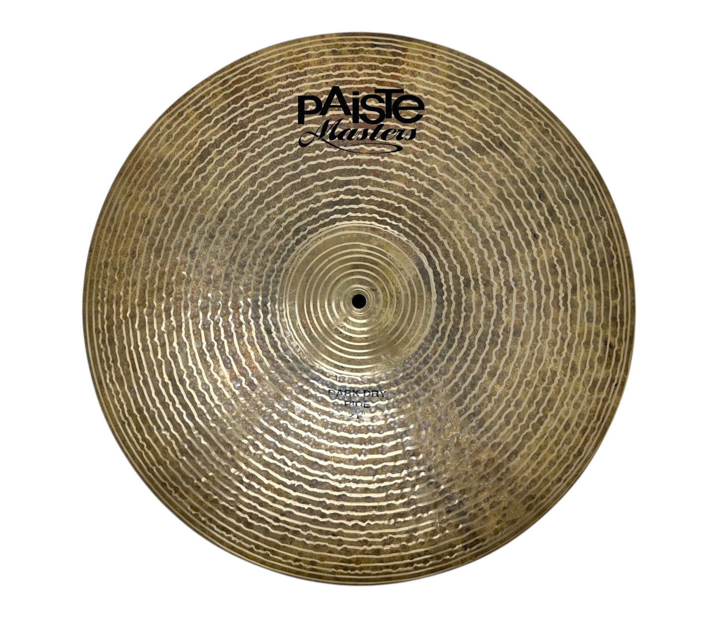 Pre Loved PAISTE 21" MASTERS DARK DRY RIDE CYMBAL